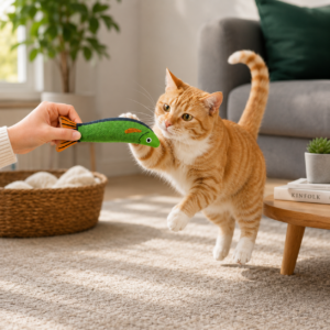 Catnip Infused Plush Mouse Toy